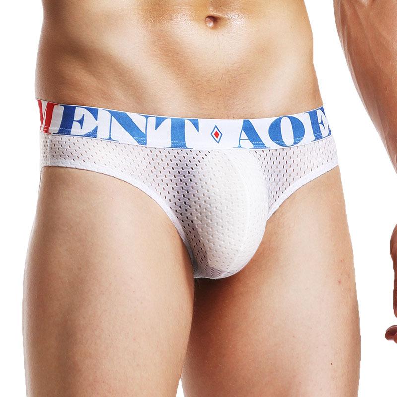 Men's U Convex Pouch Mesh Breathable Briefs