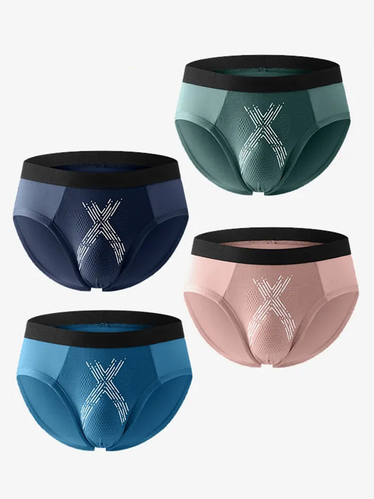 3 Pack Men's Modal Graphene Breathable Briefs