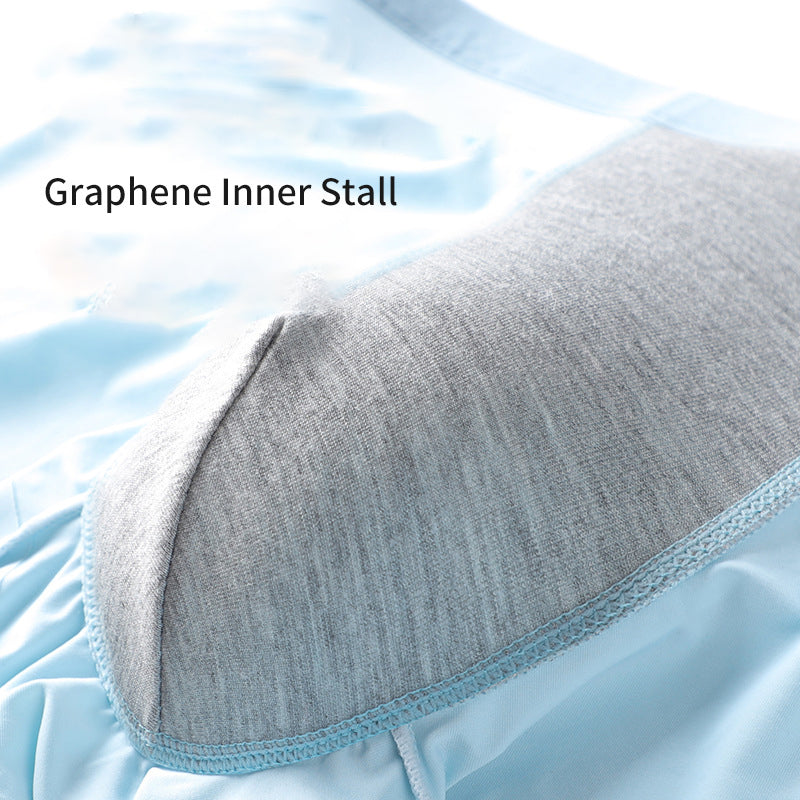 3 Pcs Ultra-thin Solid Men's Trunk Sets