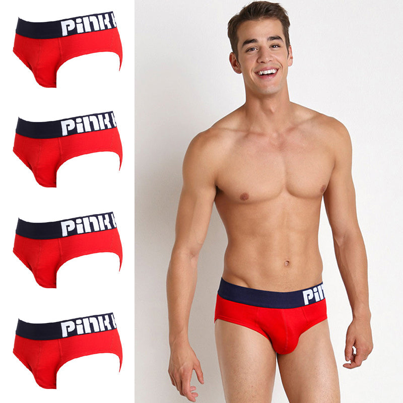 4枚パック コットン製 ラージサポートポーチ メンズ下着