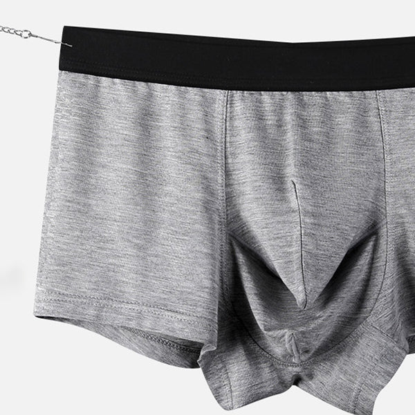 Men's Modal Elephant Separate Pouch Boxer Briefs