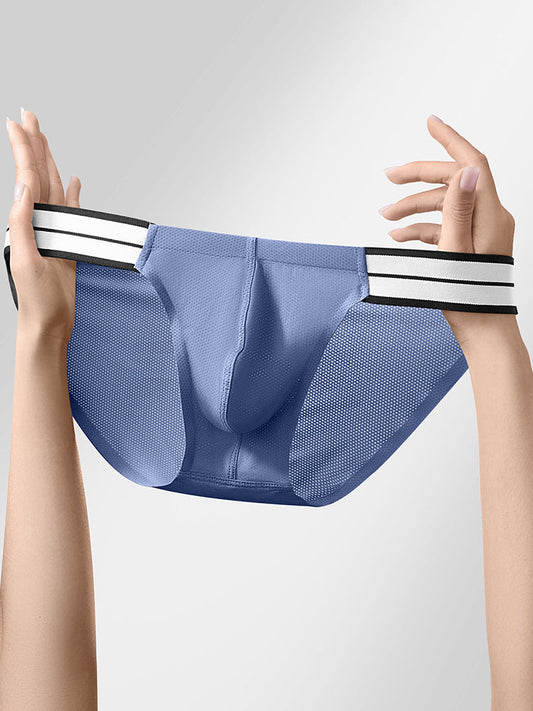 3 Pack Men's Breathable Ice-Touch Athletic Briefs