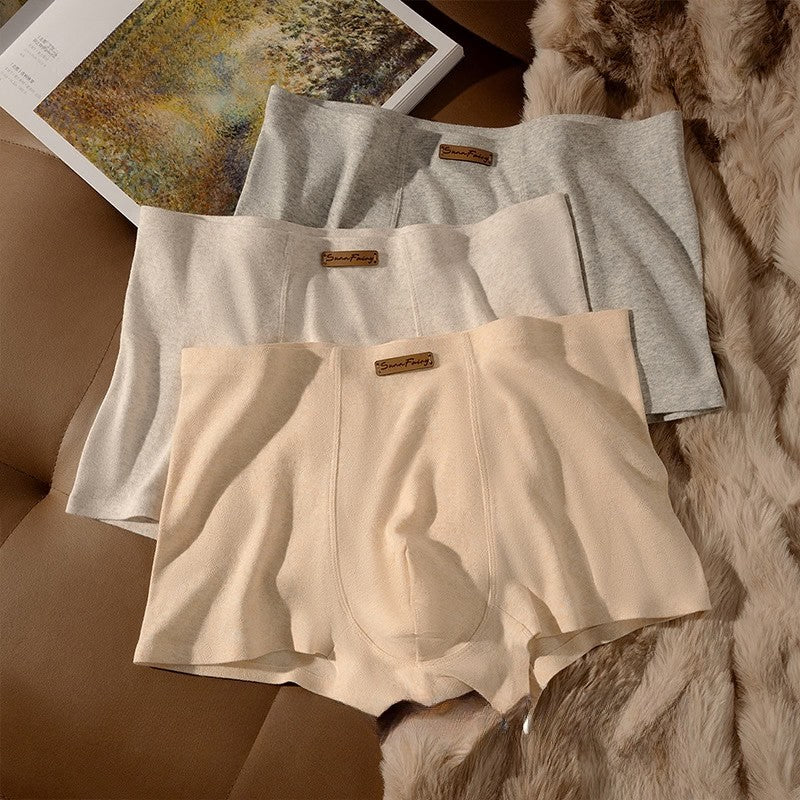 純綿メンズボクサーパンツ 10A抗菌内裆 快適フィット設計