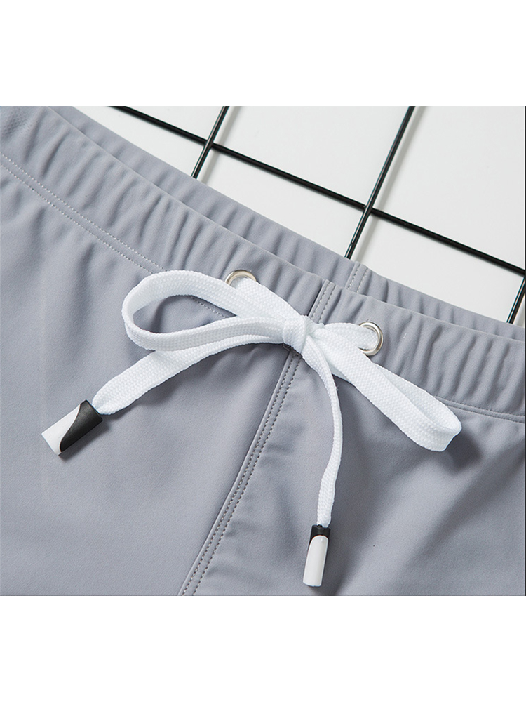 Men's Athletic Swim Trunks with Removable Pad