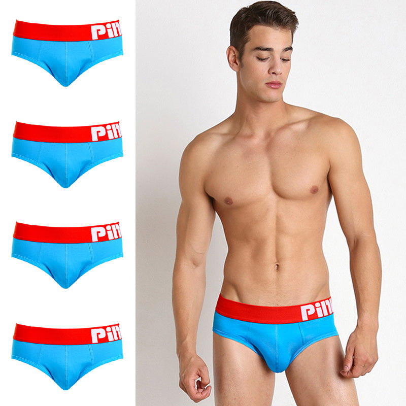 4枚パック コットン製 ラージサポートポーチ メンズ下着