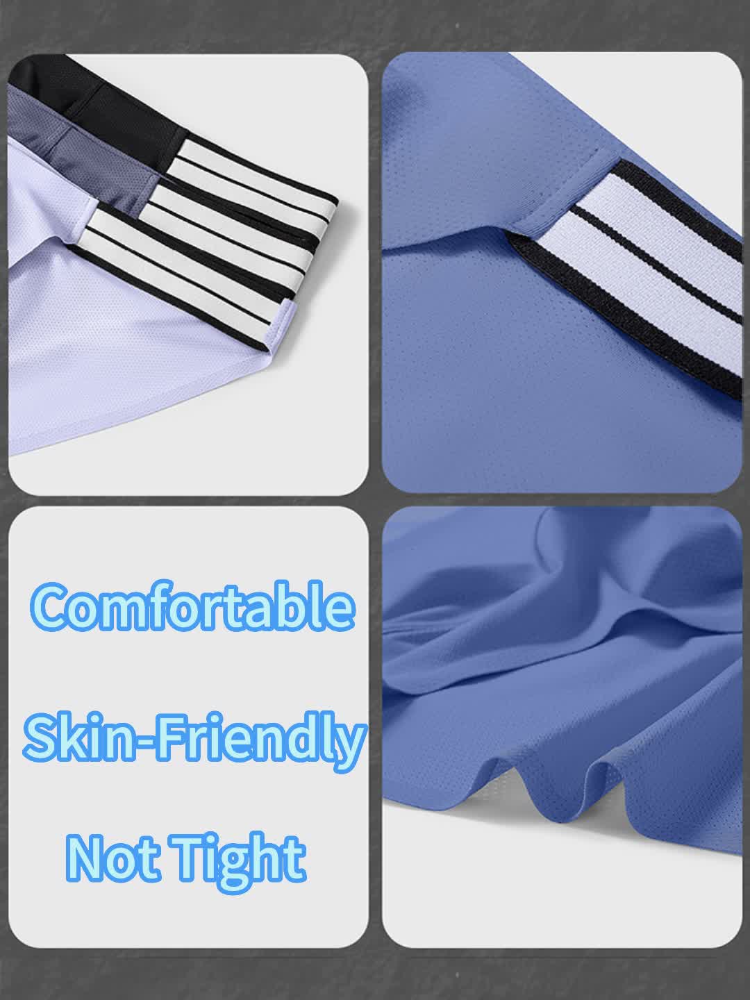 メンズ 通気性アイスタッチ アスレチックブリーフ 3枚組