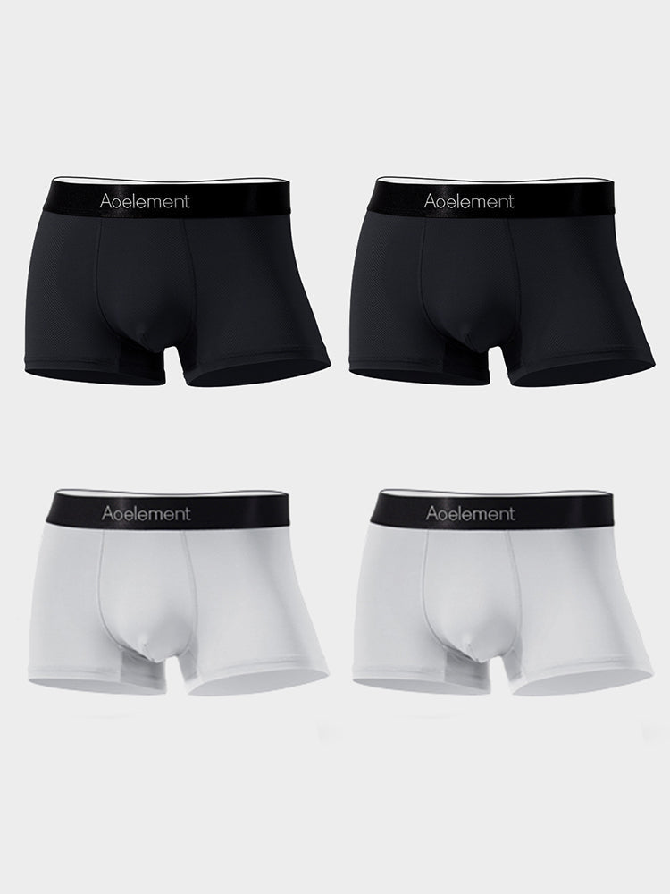 4 Pack Breathable Mesh Antibacterial Men's Underwear
