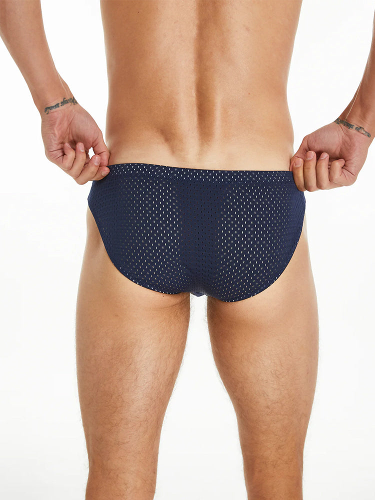 Men's Sexy Rainbow Pride Mesh Bikini