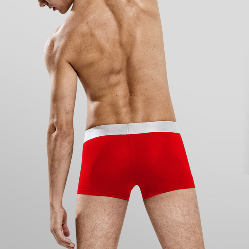 メンズ モダール 個包装 ボクサーブリーフ 4枚セット