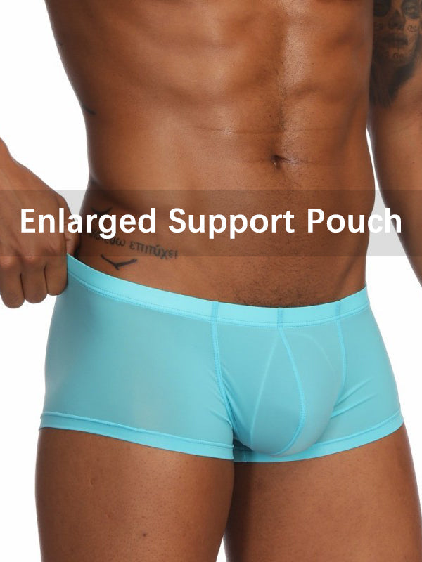 2 Pack Mesh Enlarged Pouch Snug Fit Underwear