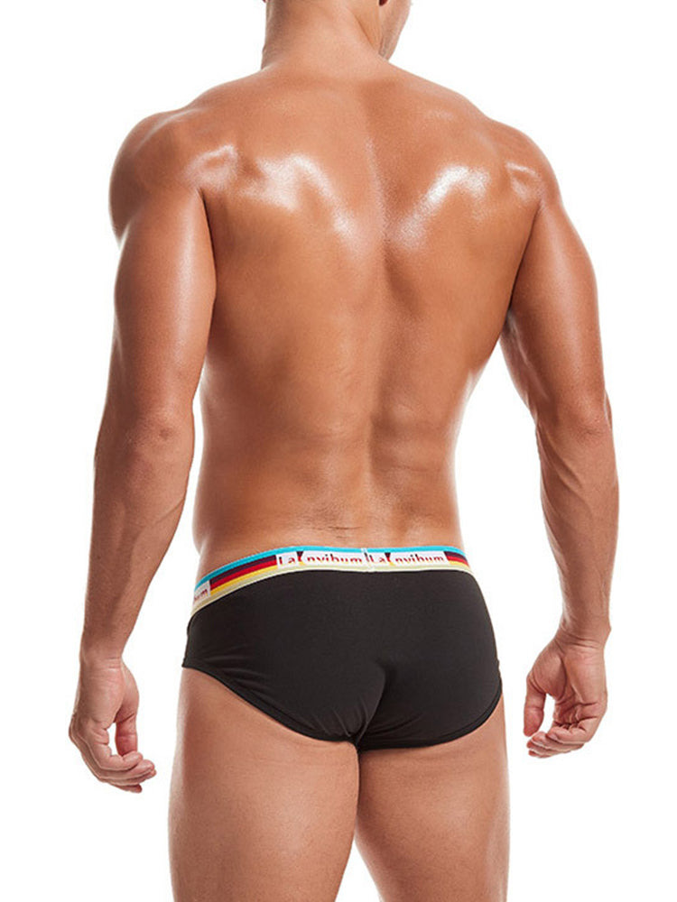 2 Pack Men's U Pouch Rainbow Pride Briefs