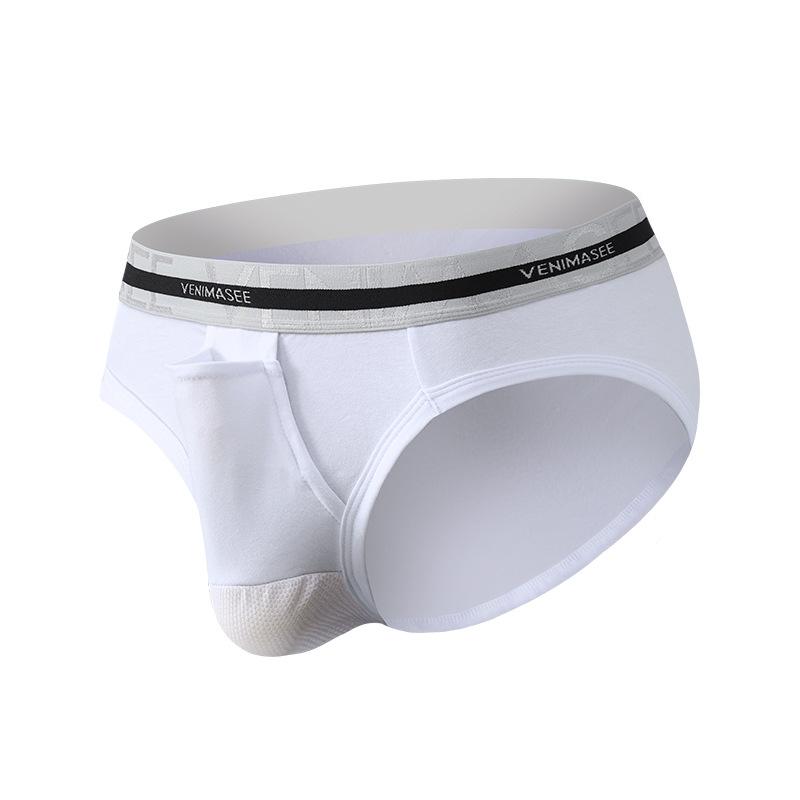Men's Ball Pouch Separate Cotton Briefs