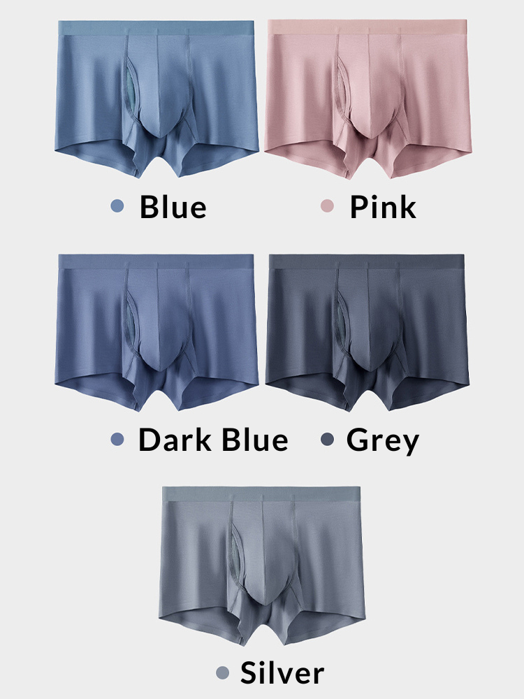 3 Pack Separation Design Support Pouch Boxer Briefs