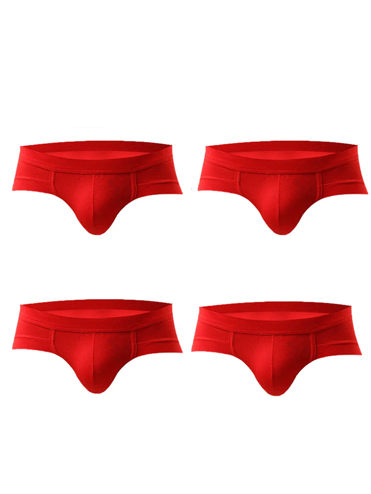 4 Pack Modal Soft Breathable Support Pouch Underwear