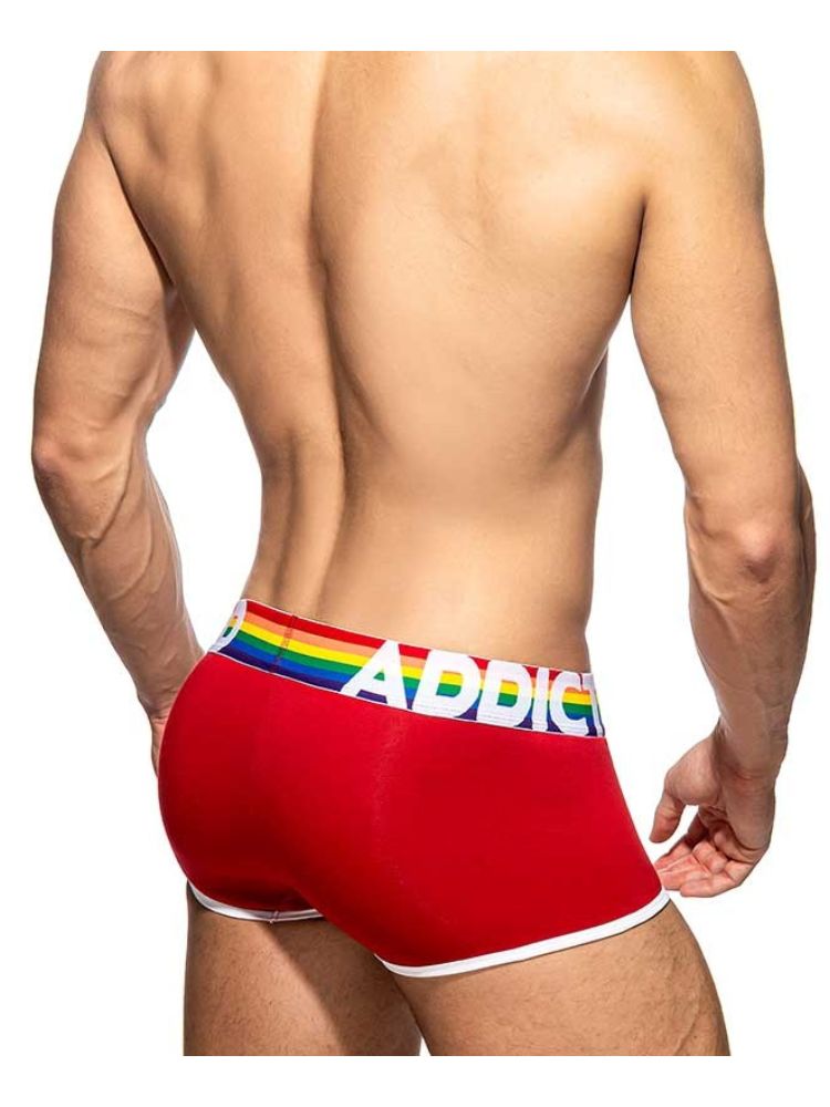 2 Pack Men's Large Pouch Rainbow Trunks