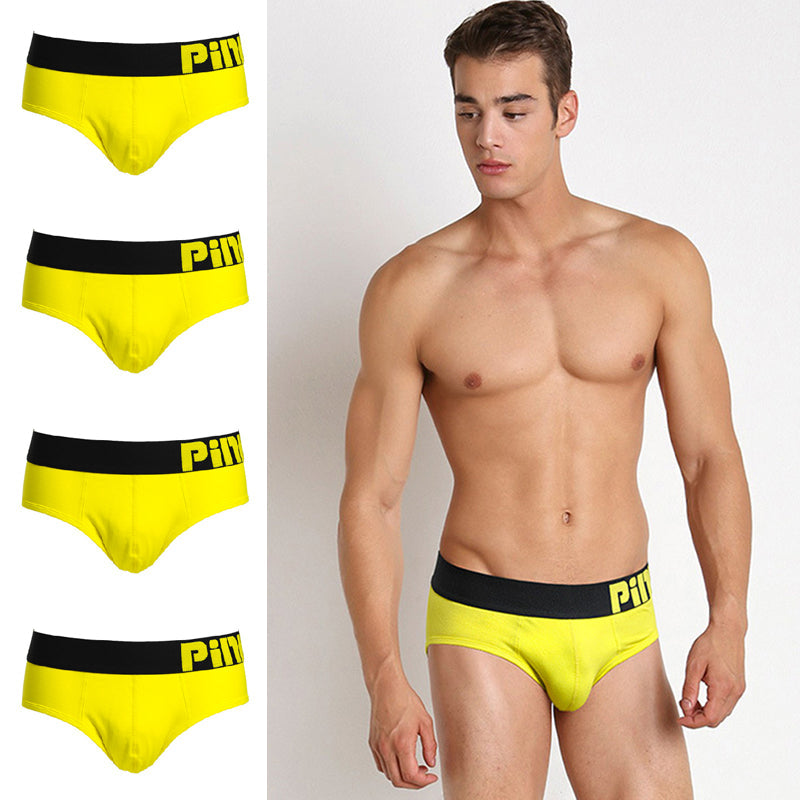 4枚パック コットン製 ラージサポートポーチ メンズ下着