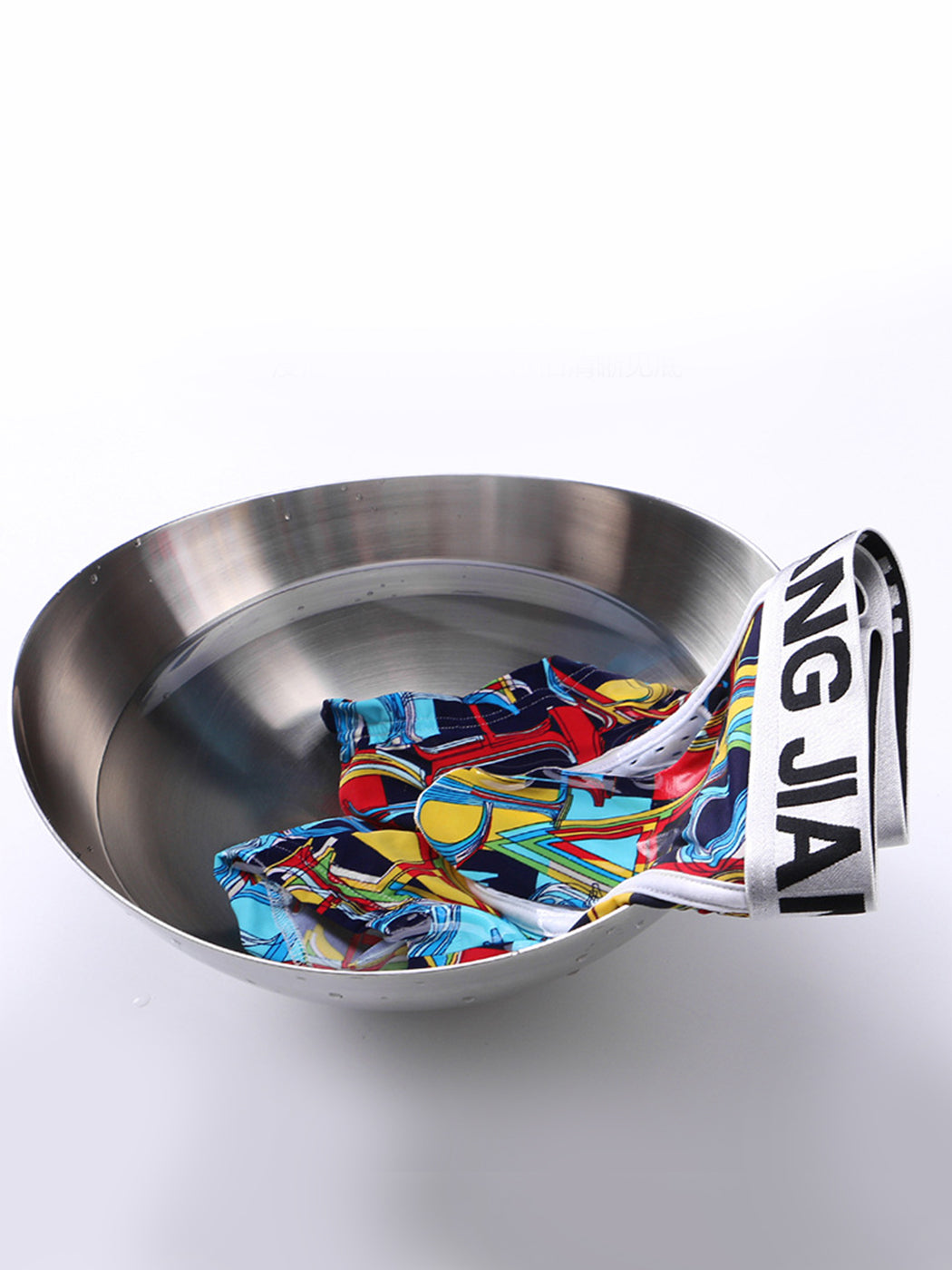 3 Pack Men's Ice Silk Trunks with Separated Pouch Design