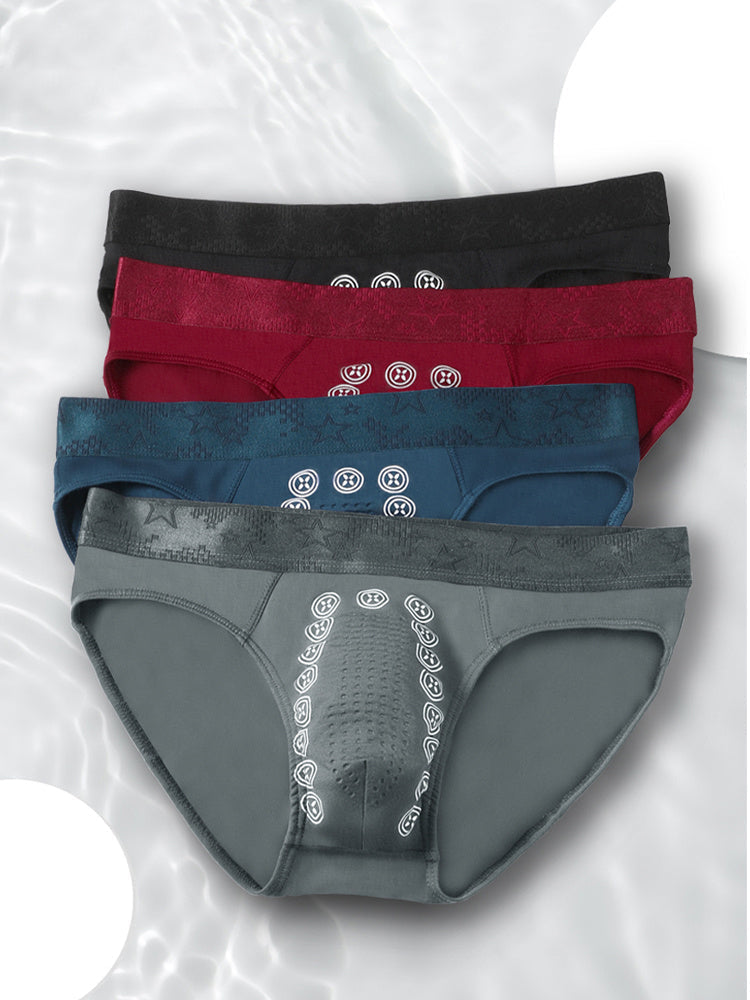 アニオンピットマッサージ通気性ブリーフ下着