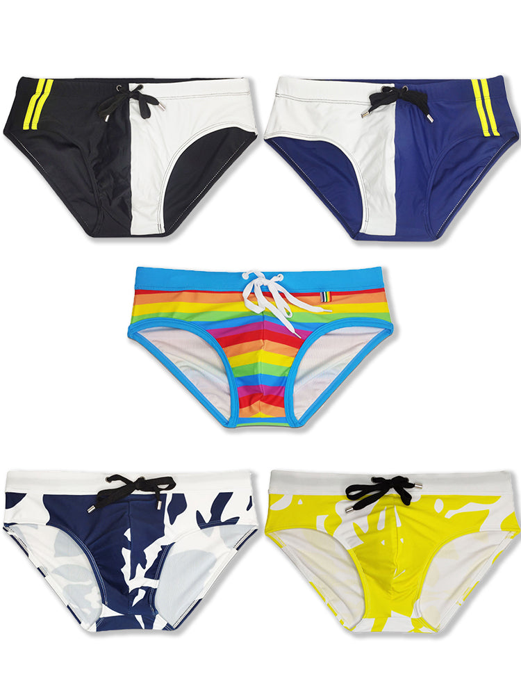 Men's ComfortFit Swim Briefs with Removable Pad