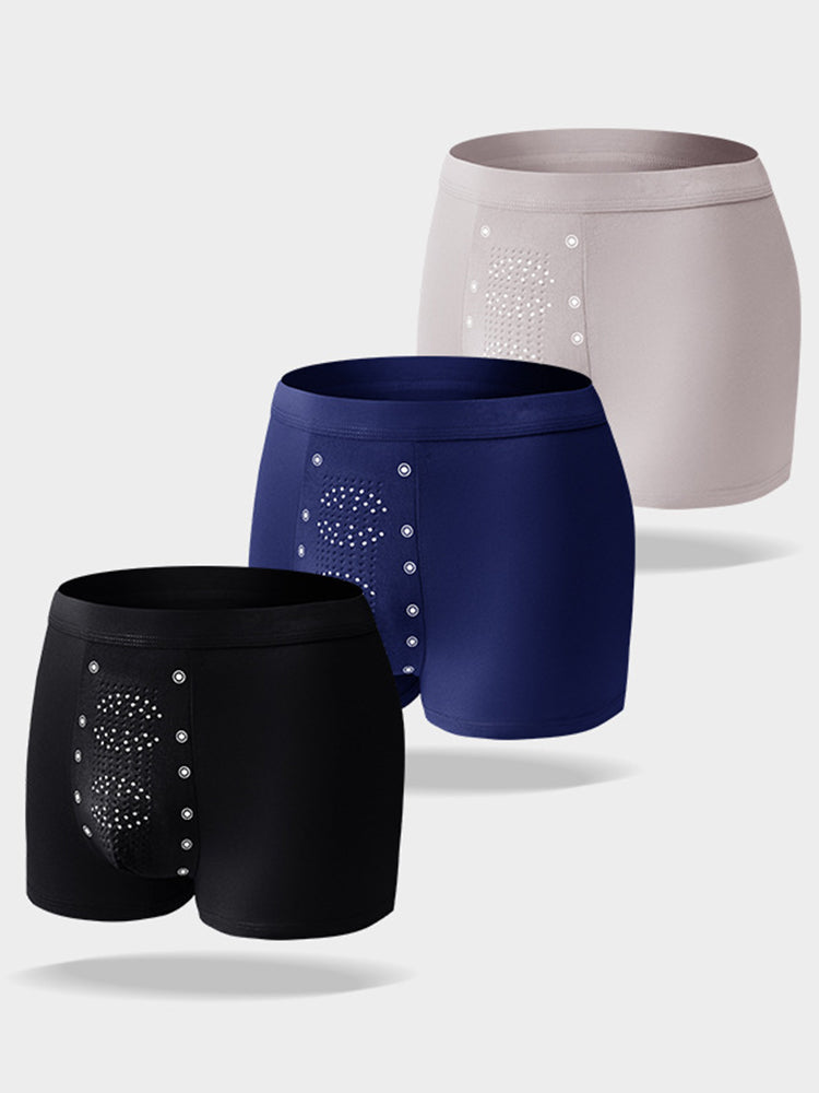 Men's High Elastic Granule Massage Trunks