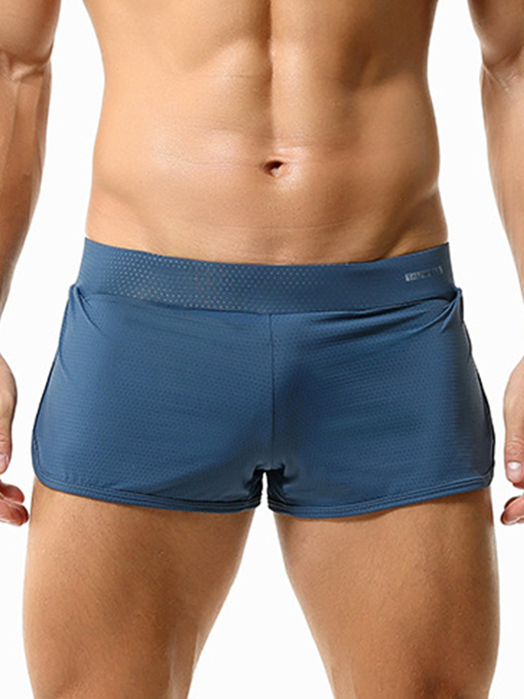 Men's Breathable Mesh Boxer Shorts With Separate Pouch