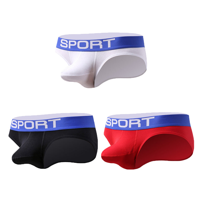 3 Pack Bulge Enhancing Support Men's Underwear