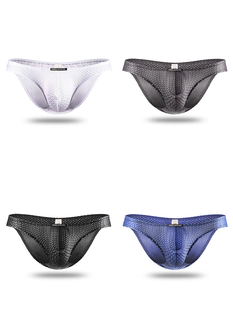Men's Mesh Ice Silk Breathable Briefs