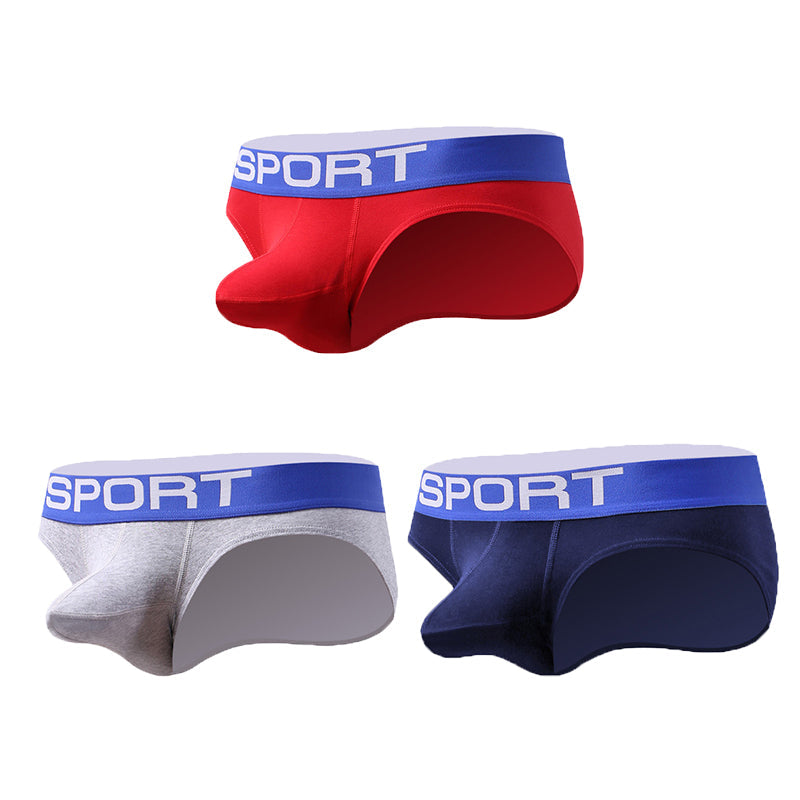 3 Pack Bulge Enhancing Support Men's Underwear