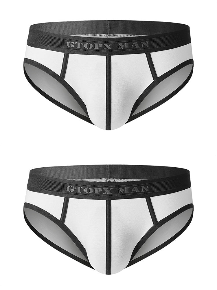 メンズ スプライスライン Uコンベックスポーチ コットンブリーフ