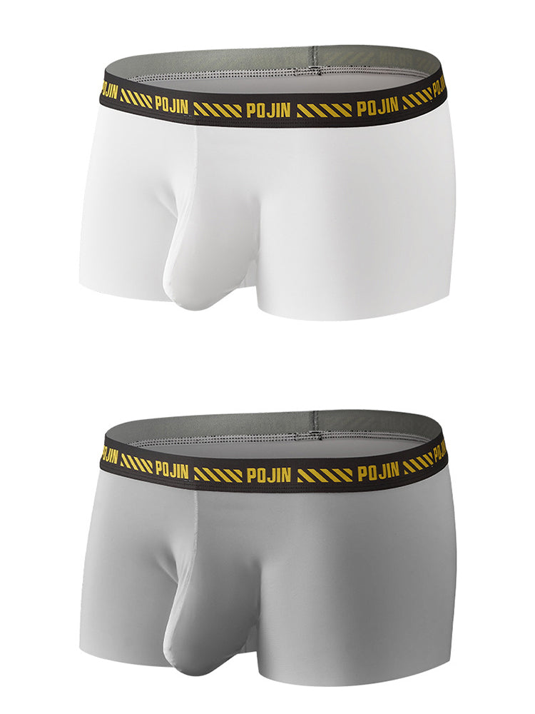 Men's Bulge Enhancing Pouch Seamless Trunks