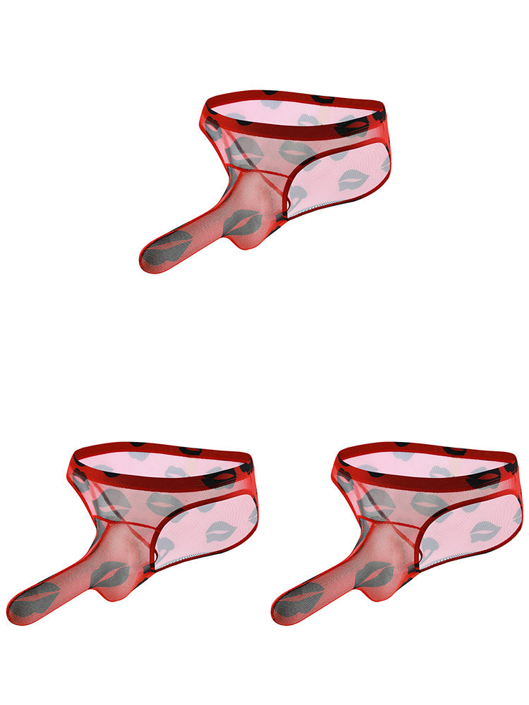 3 Pack Men's Sexy Bulge Pouch Briefs