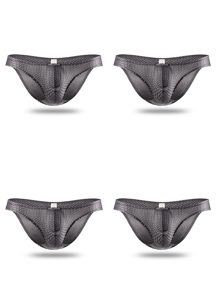 Men's Mesh Ice Silk Breathable Briefs