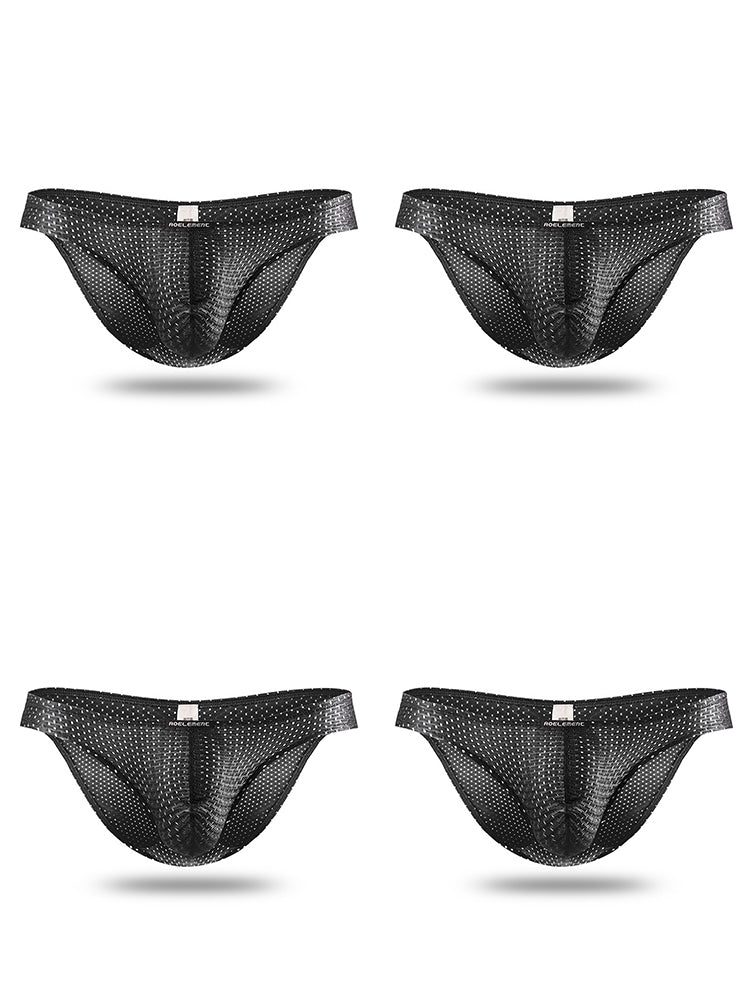 Men's Mesh Ice Silk Breathable Briefs