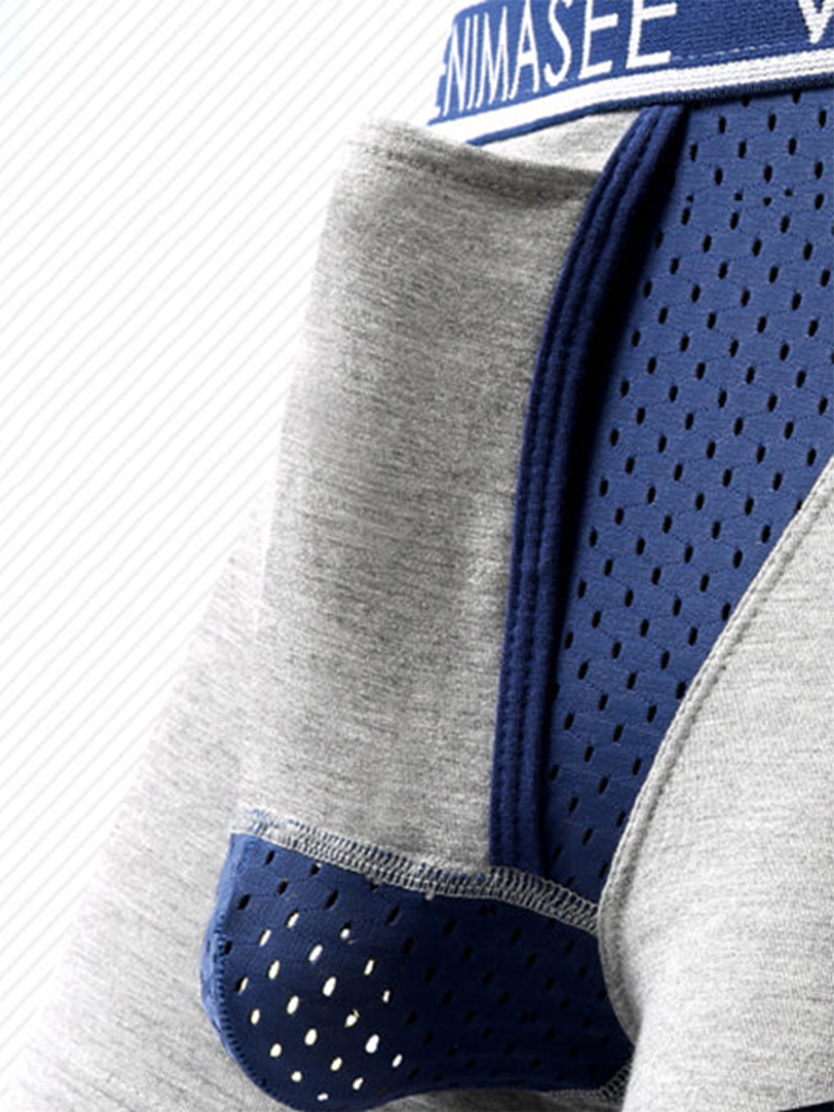 Men's Modal Ball Pouch Separate Pouches Boxer Briefs