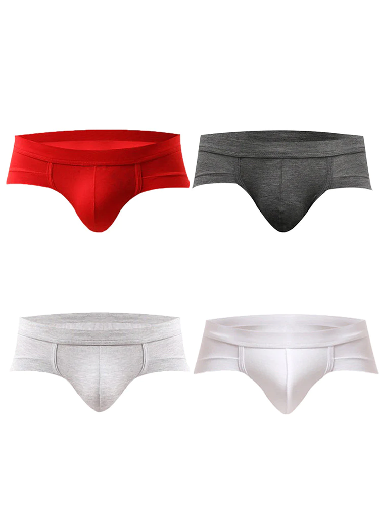 4 Pack Modal Soft Breathable Support Pouch Underwear