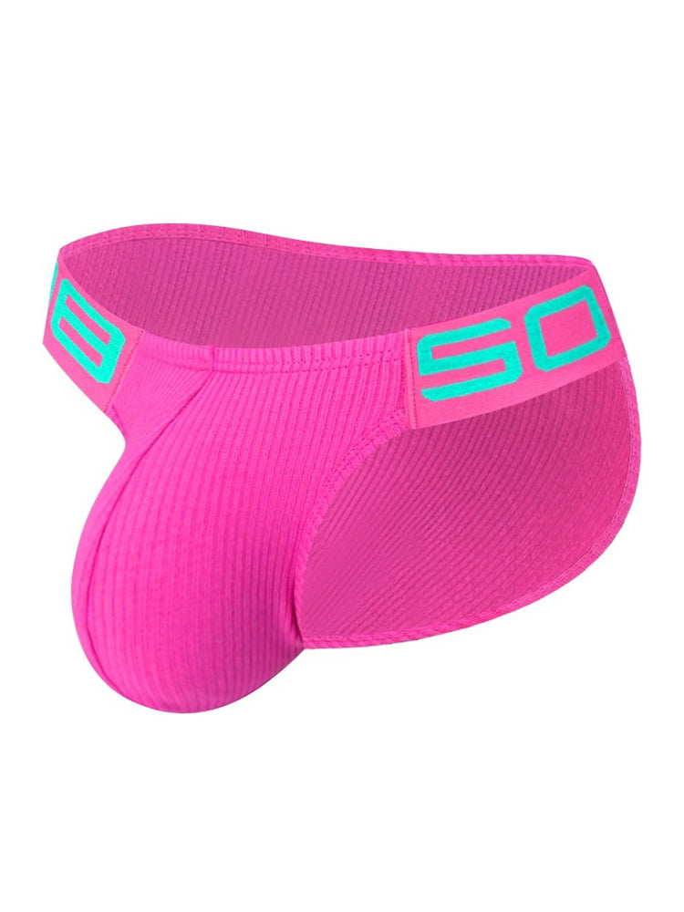 2 Pack Men's Sexy Threaded Fabric Bikinis