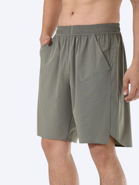 Men's Relaxed Monochromatic Sport Shorts