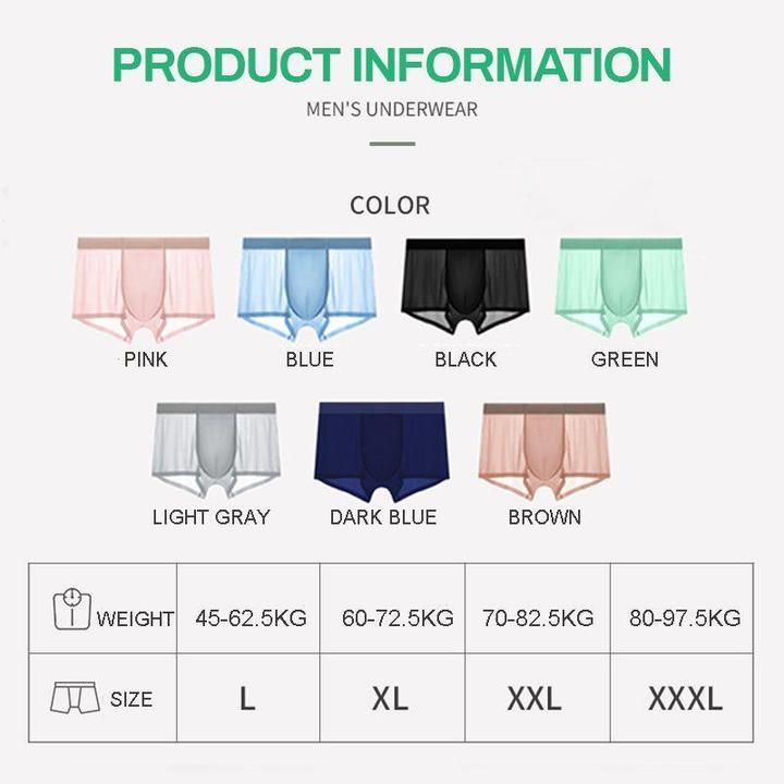 💥Hot  sale💥Men's Seamless Transparent Sexy Briefs