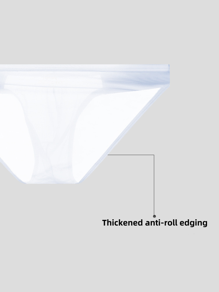 Men's Cartoon High-Cut Triangle Briefs | Breathable Transparent Stylish Underwear