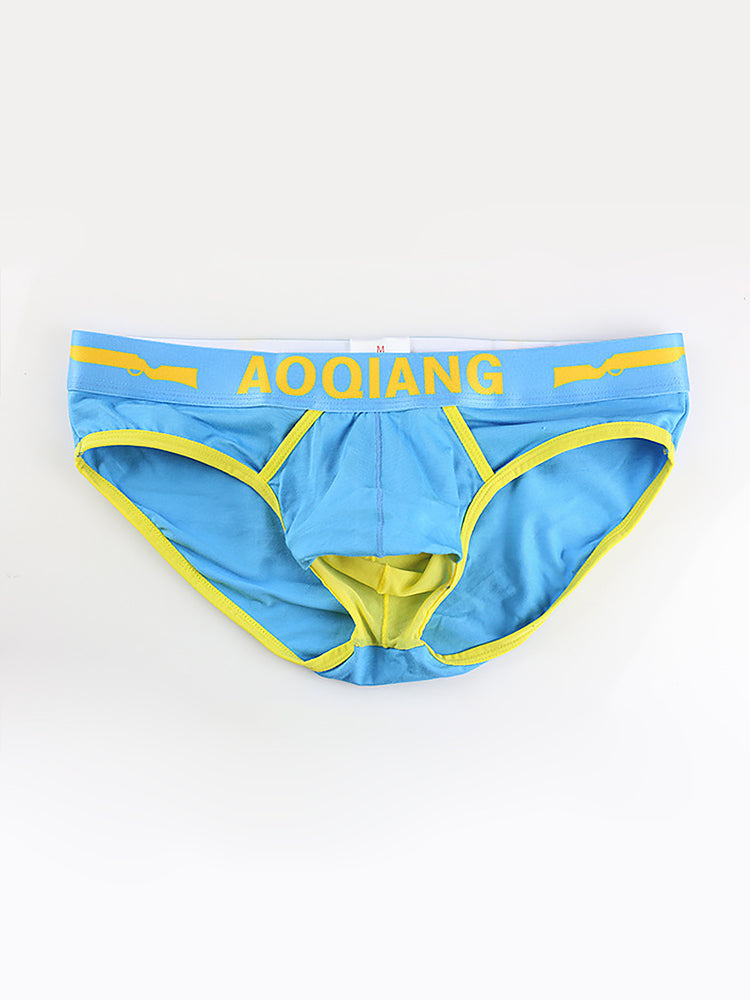 Men's Breathable Cotton Pouch Briefs with Fly