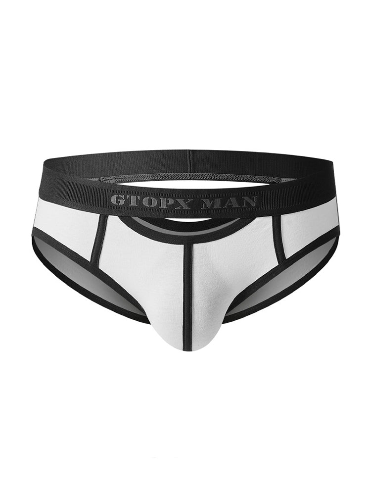 メンズ スプライスライン Uコンベックスポーチ コットンブリーフ