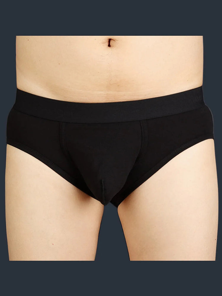 FreeLonger Men's Microfibre Cotton Big Pouch Trunks