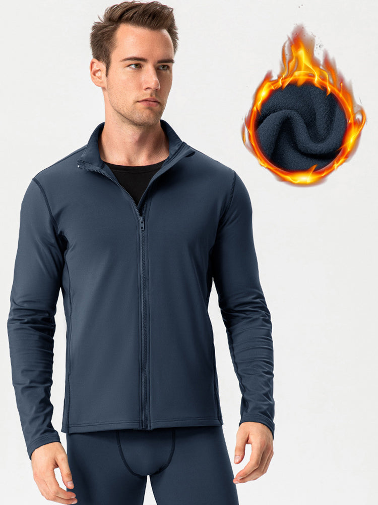 Windproof and Fluff Warm Training Coat for Men