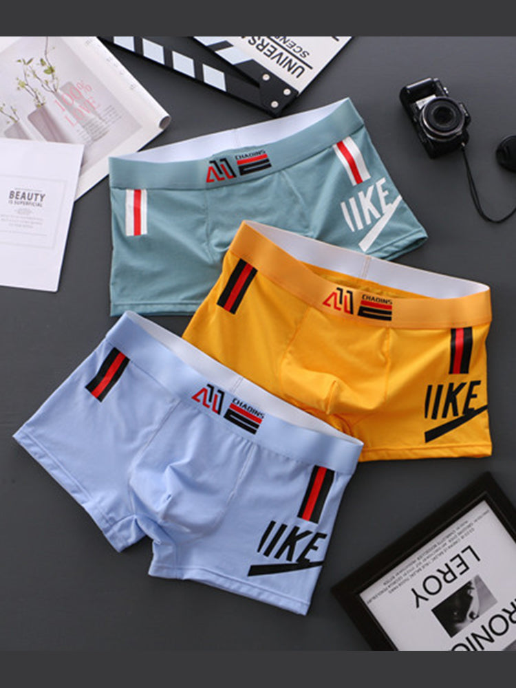 Breathable Cotton Fabric Trunks for Men