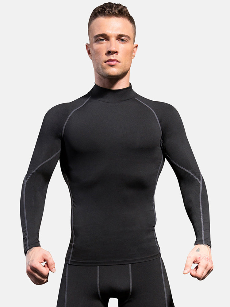 Men's Quick Dry Stretch Sports Long Sleeve