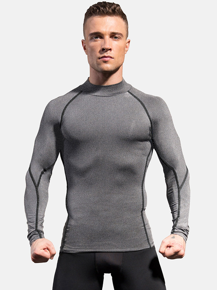 Men's Quick Dry Stretch Sports Long Sleeve