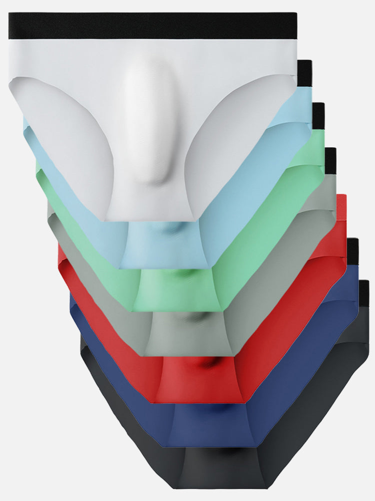 7 Pack Ball Support Seamless Men's Briefs