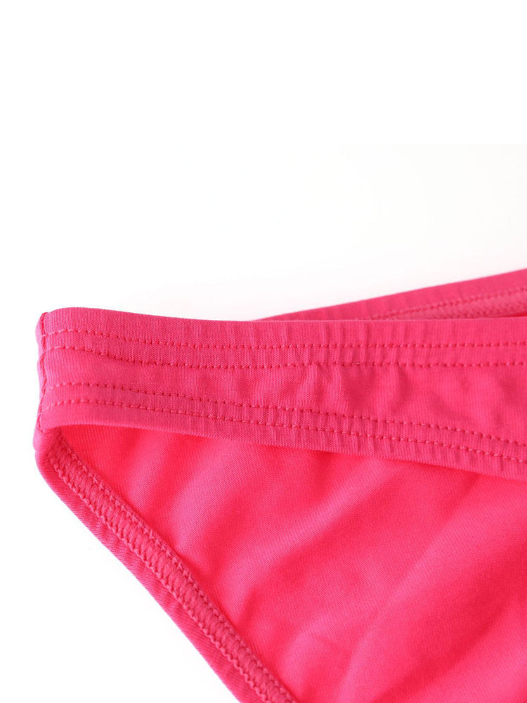 2 Pack Men's Solid Sexy Low-Rise Briefs