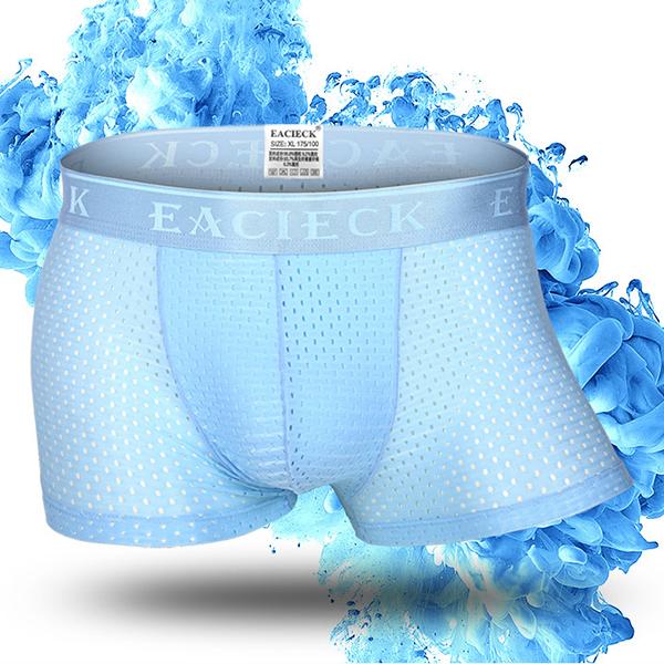 Men's Mesh Thin Ice Silk Underwear