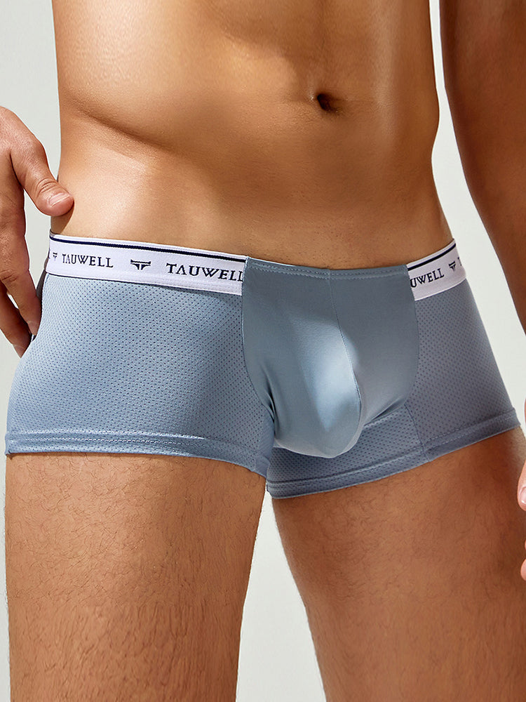 メンズ セクシー 快適 通気性 無地 トランクス 2枚組